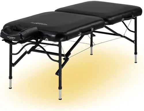 Miniatura 12 de Master Massage StratoMaster LX - Mesa de masaje portátil de aluminio ultraligera de 30 pulgadas, cama de tatuaje, mesas de pestañas, color negro