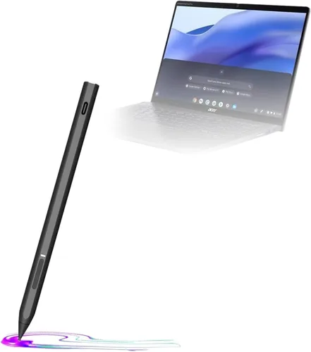 BoxWave Lápiz óptico compatible con Acer Chromebook Spin 714 (CP714-1WN), lápiz óptico DynaScript USI active, lápiz digital electrónico USI con
