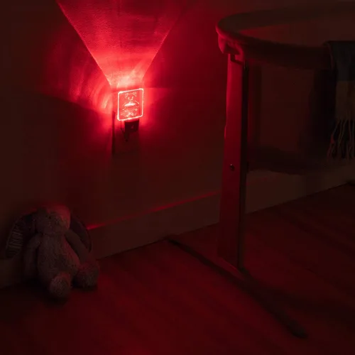 Miniatura 2 de Spectra479 - Luz nocturna LED roja tenue para dormitorios y baños [paquete de 2] - BioRhythm Safe - (Teddy Bear)