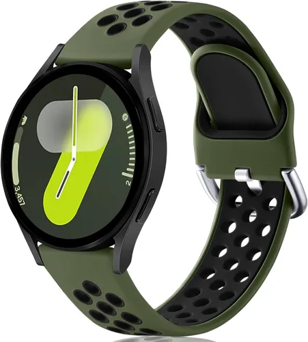 Lerobo Compatible con Samsung Galaxy Watch 7/6/5/4 Banda 1.57 y 1.73 pulgadas/ Active 2/Watch 4 6 Classic 1.81 y 1.65 pulgadas, Banda de 0.787