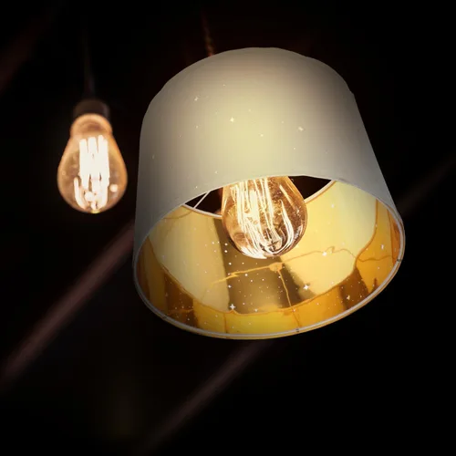 Miniatura 4 de BESTOYARD Pantalla de tambor de tela de 13 pulgadas para mesa, escritorio y lámparas colgantes, pantalla de luz extraíble con marco de hierro