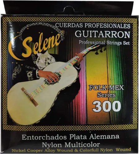 Cuerdas Guitarron Selene Professional Made in Mexico/Cuerdas Para Guitarron (300 Multicolor)