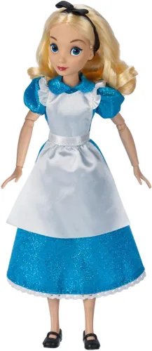 Miniatura 3 de Disney Store Dolls & Games - Muñeca clásica de princesa (Alicia), 11 pulgadas, incluye cepillo con detalles moldeados, juguete totalmente posable