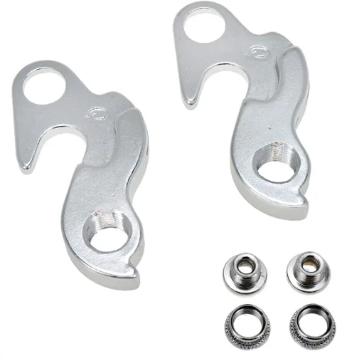 2 piezas de gancho de cambio de bicicleta con pernos para ciclocross, montaña, bicicleta de carreras de carretera