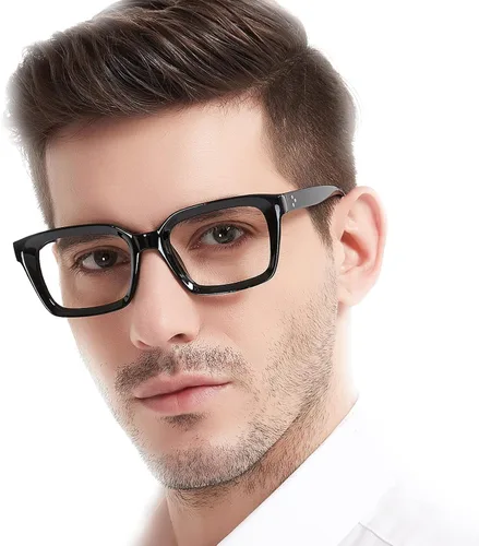 Miniatura 8 de MARE AZZURO Gafas de Lectura Retro Cuadradas +1.75 para Hombre Lentes Grandes 1.0 1.25 1.5 1.75 2.0 2.25 2.5 2.75 3.0 3.5 4.0 5.0 6.0