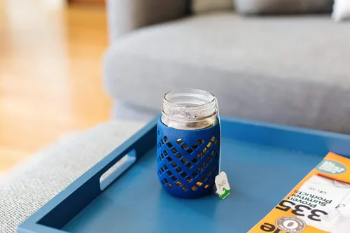 Miniatura 9 de JarJackets Funda de silicona para tarro de masón, se adapta a tarros de boca regular de 16 onzas (1 pinta) Paquete de 4 (multicolor)