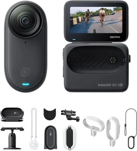 Miniatura 16 de Insta360 GO 3S - 128 GB Blanca 4K Cámara de vlog portátil pequeña, POVs con manos libres, montaje en cualquier lugar, estabilización, vida útil