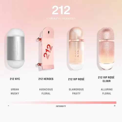 Miniatura 4 de Carolina Herrera 212 VIP Rose Eau de Parfum con atomizador, edp, para mujer CH2VR9351506, 1.7 onza