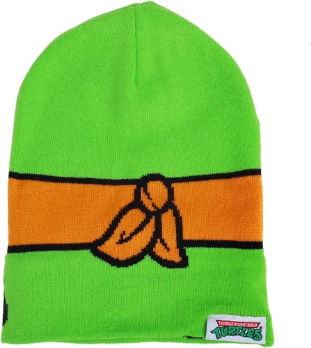 Miniatura 5 de Bioworld TMNT Rolldown Mikey - Gorro de malla para adultos, color verde, Verde