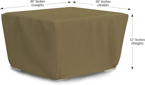 Miniatura 2 de Covers & all Funda cuadrada para hoguera con elástico, tela transpirable Duro Pro no tejida de 160 GSM, impermeable, resistente a los rayos UV y a