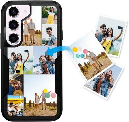 Miniatura 114 de Funda protectora personalizada para Samsung Galaxy S22 Ultra 5G (versión 2022), funda protectora de doble capa resistente con múltiples fotos, a