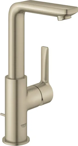 GROHE 23825ENA Lineare - Grifo de baño de tamaño L con boquilla giratoria, níquel cepillado