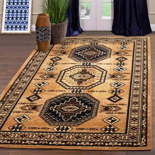 Miniatura 2 de Superior Alfombra Takeo Collection (6'x9') Caramelo