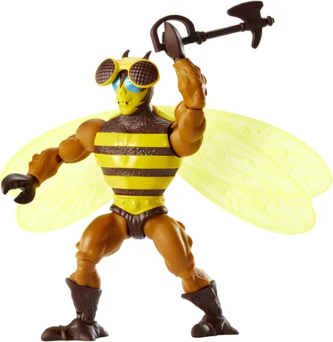 Miniatura 4 de Masters of the Universe Origins - Figura de acción Buzz-Off, figura coleccionable de MOTU de 5.5 pulgadas con accesorio