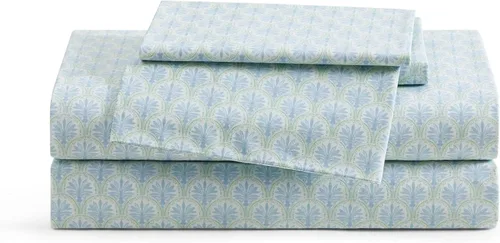 Miniatura 219 de Tommy Bahama - Juego de sábanas tamaño King, ropa de cama de percal 100% algodón con una sensación crujiente y fresca, sábanas con sábana bajera