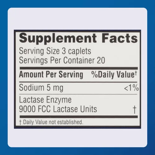 Miniatura 4 de MAJOR Original Dairy Aid - Suplemento de enzima lactasa - 60 cápsulas (paquete de 1)