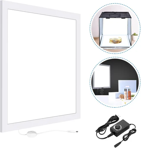 Miniatura 8 de PULUZ Caja de luz para fotografía, tienda de campaña profesional regulable de 16 x 16 pulgadas + lámpara LED de 15 x 15 pulgadas para fotografía
