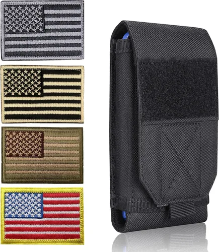 Miniatura 15 de Funda táctica negra para teléfono celular, resistente al agua, para iPhone 11, 12, 13 Pro Max, para Samsung S22, S21, S20, FE, Note 20, A13, A12