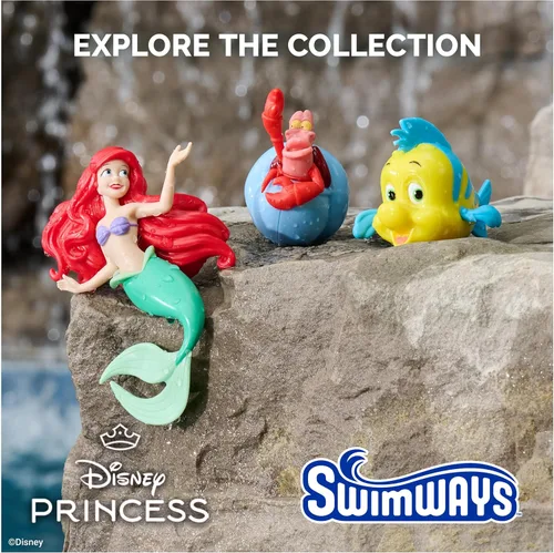 Miniatura 7 de SwimWays Barbie Personajes de Buceo Paquete de 3, Accesorios de Piscina y Juguetes de Piscina para Niños, Suministros para Fiestas en la Piscina