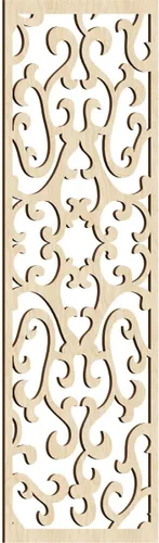 Miniatura 24 de Smithfield Paneles de pared decorativos de madera con calado, 13 3/8 pulgadas de ancho x 34 3/8 pulgadas de alto x 3/8 de alto, roble rojo rojo