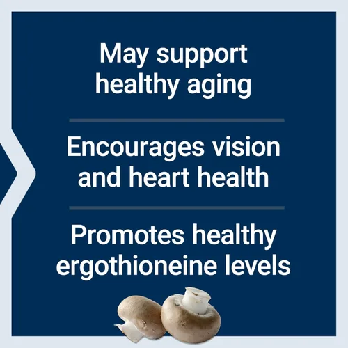 Miniatura 4 de Life Extension Essential Youth L-Ergothioneine – Promueve la longevidad y el envejecimiento saludable – Sin gluten – OGM – Vegetariano – 5 mg – 30
