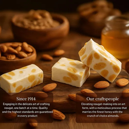 Miniatura 7 de ANDY ANAND CHOCOLATIER Turrón suave sin azúcar y sin gluten de almendras tostadas frágil – Hecho en Europa caramelo de turrón apto para diabéticos