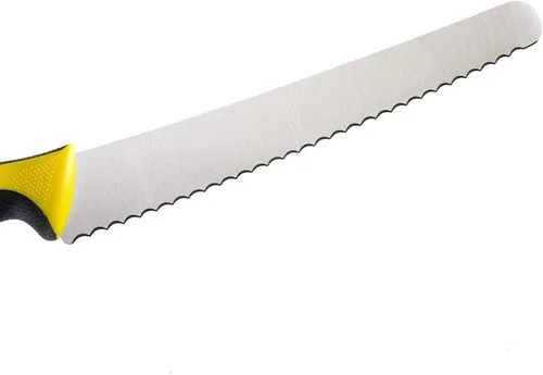 Miniatura 8 de Mercer Culinary Millennia Colors - Cuchillo para pan, borde ondulado de 10 pulgadas de ancho, color amarillo