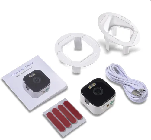 Miniatura 9 de Cámara de seguridad de ventana 2K, monitoreo doméstico interior de 3MP, Wi-Fi 2.4GHz/5GHz, visión nocturna a todo color, detección de personas