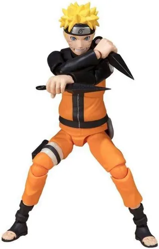 TAMASHII NATIONS - Naruto Shippuden - Naruto Uzumaki [Mejor selección] (Nuevo paquete Ver.), Figura de acción de Bandai Spirits S.H.Figuarts