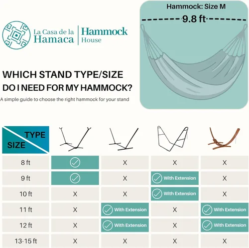 Miniatura 6 de Hamaca para 1-2 personas, capacidad de 475 libras, hamaca mexicana tejida a mano, 100% algodón suave, hamaca maya de 9.8 pies para patio, patio