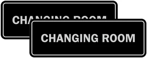 Miniatura 42 de Signs ByLITA Letrero estándar para vestuario (negro/plata) - pequeño
