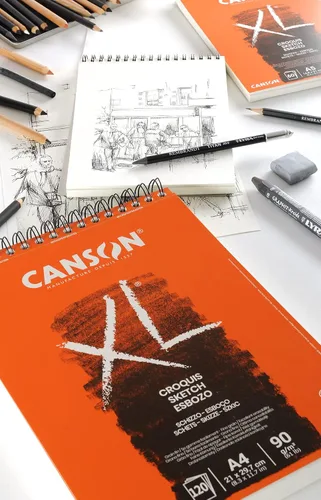 Miniatura 2 de Canson Cuaderno de bocetos en espiral A3 de 120 páginas