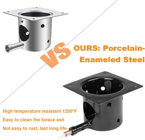 Miniatura 6 de Kit de encendido de olla y barra caliente, piezas de repuesto para parrilla de pellets Traeger y Pit Boss con removedor de cenizas, tornillos