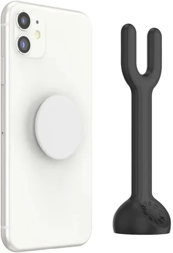 Miniatura 5 de PopSockets Soporte magnético de succión para teléfono, montaje en superficie para MagSafe - Negro