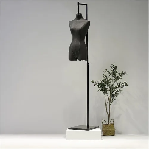 Adjustable Female Mannequin Dress Form with Metal Stand – Perfect for Sewing, Tailoring, Jewelry Display & Photography – Height Adjustable Size A