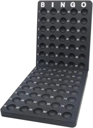 Miniatura 3 de Yuanhe Soporte para bolas de bingo - Bolas de bingo de 7/8 pulgadas, bandeja de tablero maestro, fiestas y noches de juego