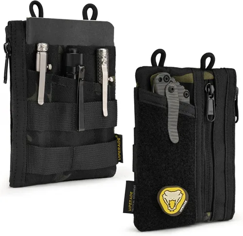 VIPERADE VE16 Bolsa EDC, Organizador EDC para Hombres - Organizador de Bolsillo, Bolsa Multiherramienta, Billetera para Artículos EDC