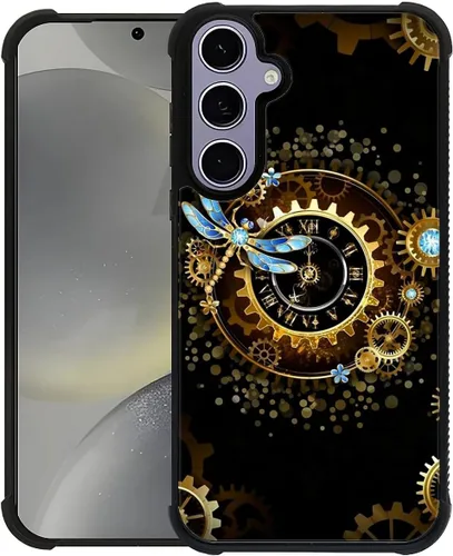 Miniatura 77 de ZHEGAILIAN Funda compatible con Samsung Galaxy S22 Ultra, funda de vidrio orgánico para niñas, mujeres y hombres, diseño de cuatro esquinas, Cabeza