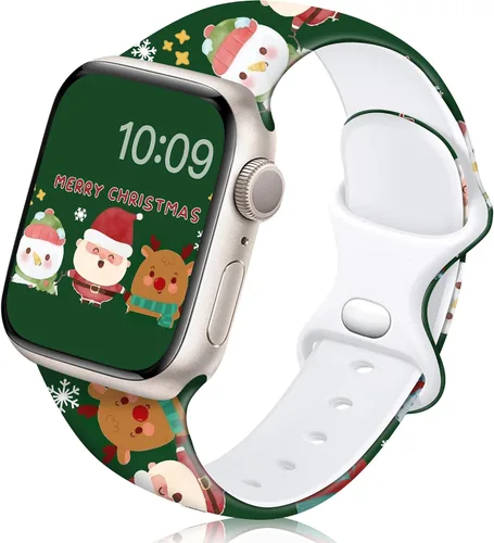 Miniatura 39 de Dressy Designer - Correa de silicona para orgullo compatible con Apple Watch para mujeres y hombres de 38/40/41/42/44/45/46/1.929 in, correas