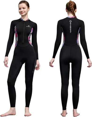 Miniatura 6 de Skyone Traje de baño de protección contra erupciones de cuerpo completo para mujeres y hombres, traje de buceo delgado para buceo, protección UV