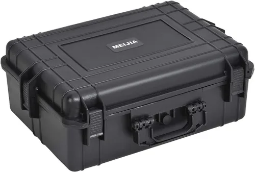 MEIJIA Funda rígida protectora impermeable portátil, funda para cámara con espuma de ajuste personalizable insertada, apta para uso con drones,