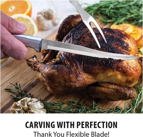 Miniatura 3 de RADA Cutlery - Cuchillo grande para tallar carne Plateado