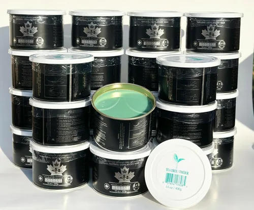 Miniatura 4 de Sharonelle Cera suave de árbol de té natural para pieles sensibles en 14 oz. - 2 latas