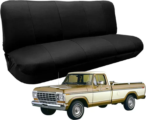 Fundas de asiento de banco de ajuste personalizado de repuesto para Ford F100 F150 F250 Series 1969-1996 sin reposacabezas, tela de malla de aire