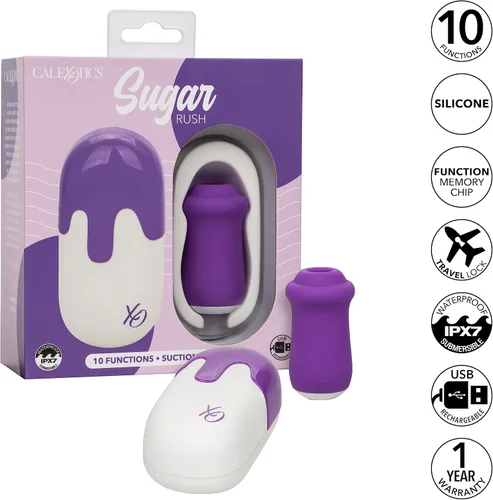 Miniatura 3 de CalExotics Masajeador Sugar Rush con estuche discreto - SE-0062-56-3
