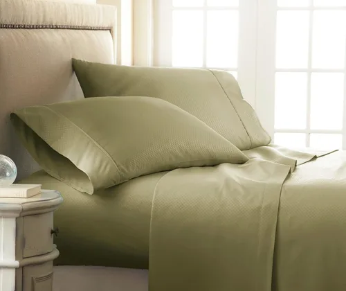 Miniatura 7 de Royal Collection 1900 Designer Collection - Sábanas de cama en Amazon con 1 sábana encimera. 1 sábana bajera y 4 P/fundas. Supersuaves y sin