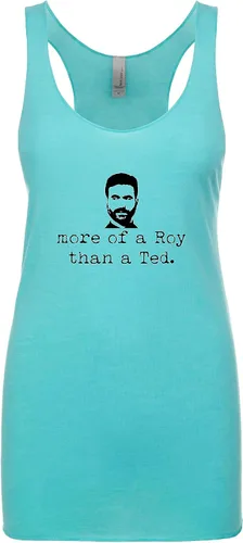 Miniatura 7 de Women's Graphic Racerback Tank Top, Gift for Her, Shirts with Sayings, Yoga Tee, Heather Gray, Tahiti, or Envy