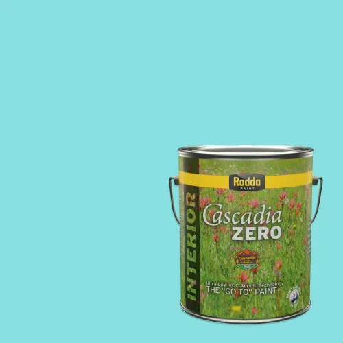 Miniatura 129 de Rodda Paint CASCADIA XL - Pintura satinada e imprimación para exteriores en uno, cuarto de galón, idea abstracta