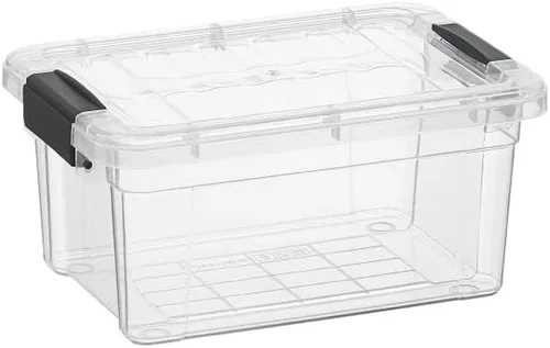 Miniatura 20 de Superio Caja de Almacenamiento Transparente con Tapa, Contenedores de Plástico de 1.85 Quart para Organizar, Cajas Apilables, Libres de BPA, No