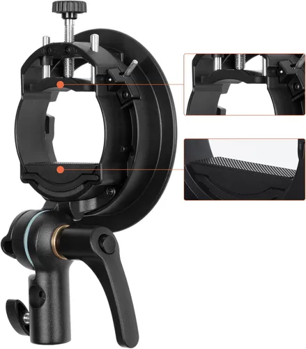 Miniatura 5 de Godox 32x32inch 31.5x31.5 in Grid Strip Softbox con S2 S-Type Speedlite Soporte Bowens Mount para Godox V1 Series, AD200Pro, AD200, AD400Pro